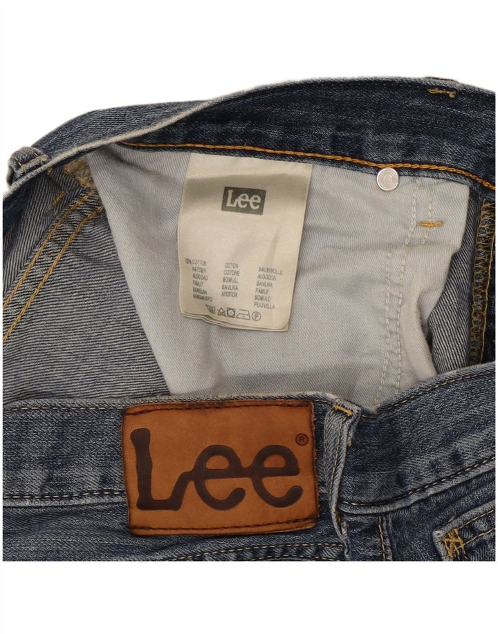 Lee Mens 5 Pocket Short Denim Shorts W30 Medium Blue Cotton