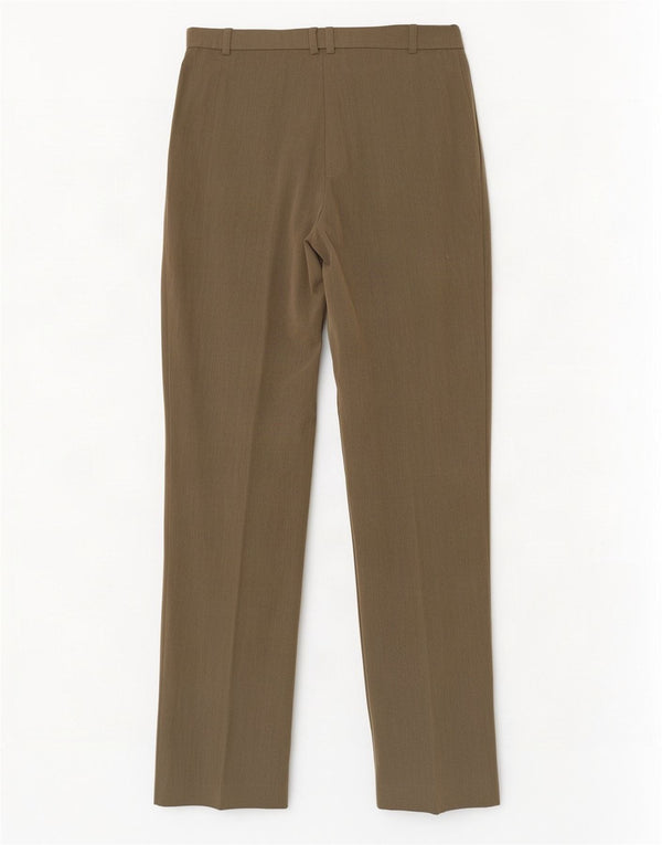 Pantaloni casual dritti da donna Marks & Spencer UK 10 Small W28 L29 Cachi