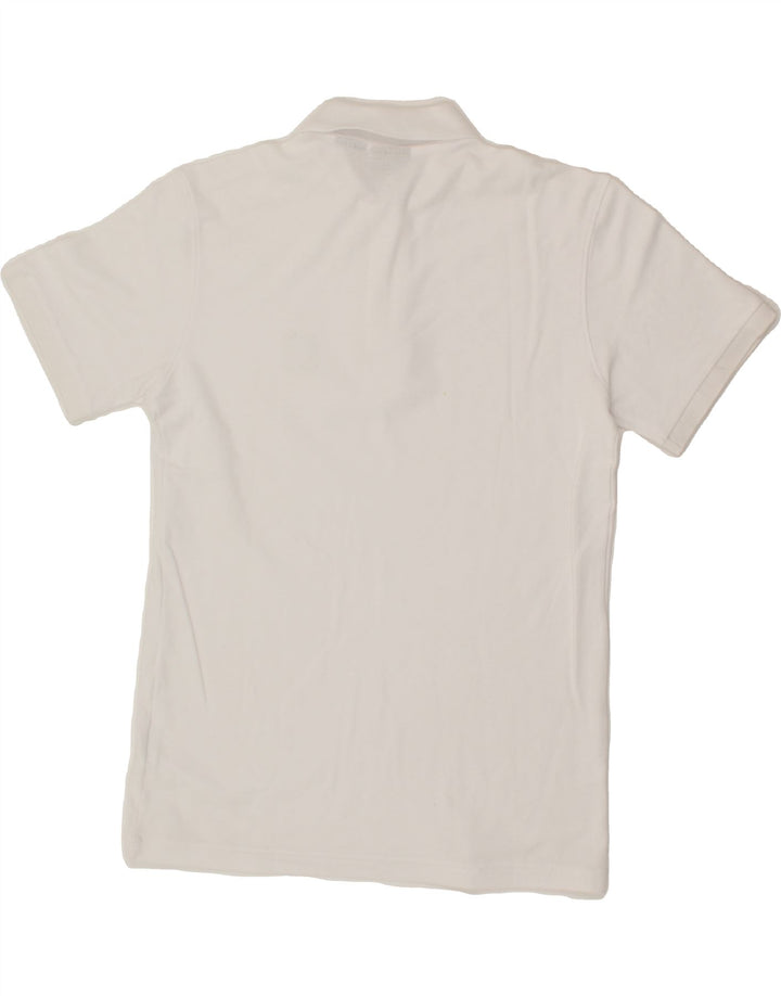 FILA Mens Polo Shirt Medium White Cotton Vintage Fila and Second-Hand Fila from Messina Hembry 
