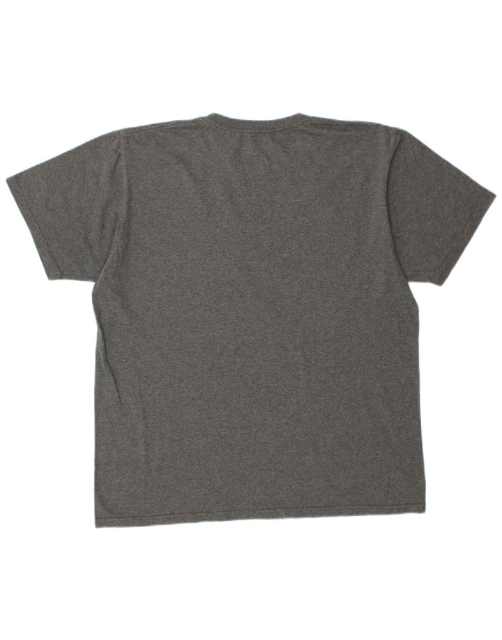 ADIDAS Mens Graphic T-Shirt Top Large Grey Cotton