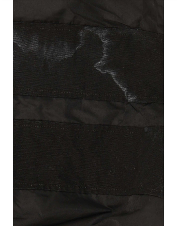 Superdry Womens Crop Oversized Bomber Jacket UK 10 Small  Black