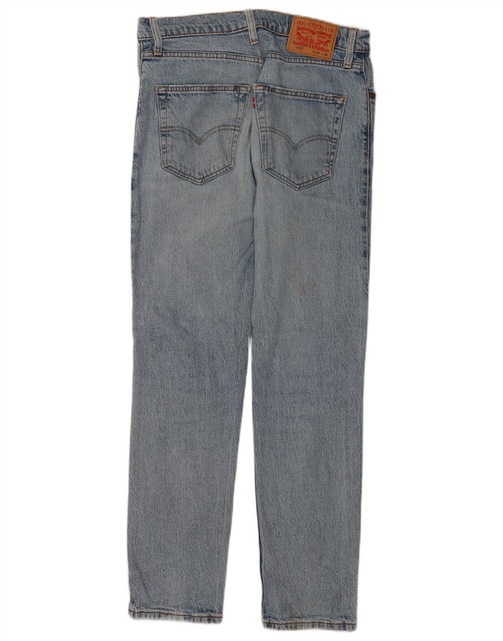 Levi's Mens 502 Tapered Jeans W32 L32 Blue Cotton