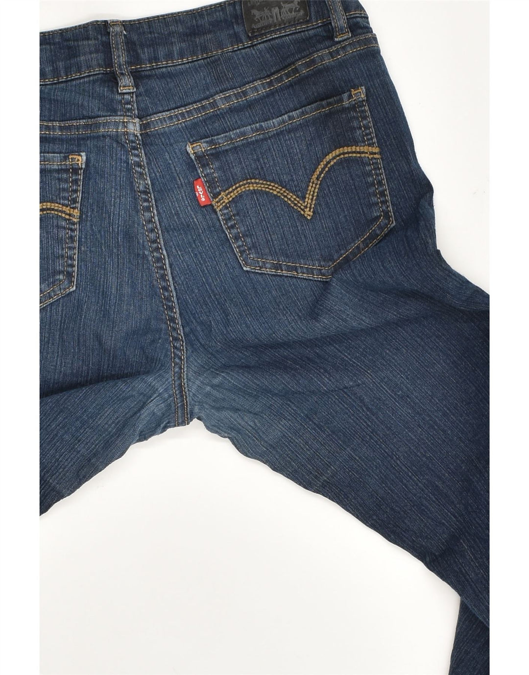 LEVI'S Girls Legging Slim Jeans 11-12 Years W29 L23 Navy Blue Cotton | Vintage Levi's | Thrift | Second-Hand Levi's | Used Clothing | Messina Hembry 