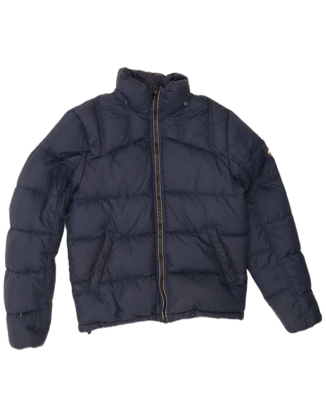Tommy Hilfiger Mens Padded Jacket UK 36 Small Navy Blue Polyester