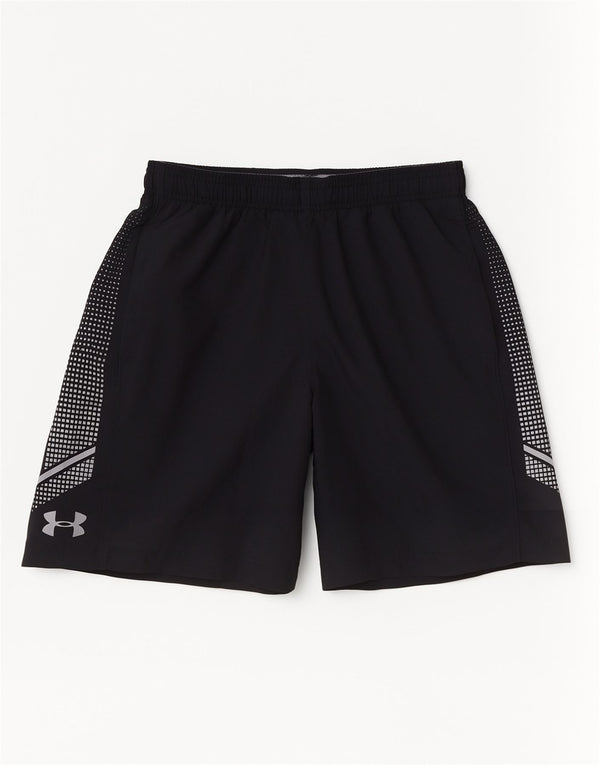 Under Armour Herre Loose Fit Sportshorts Medium Sort Geometrisk Sport