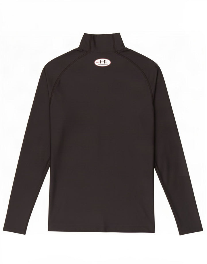 Under Armour Womens Cold Gear Top Langærmet UK 8 Small Black Polyester