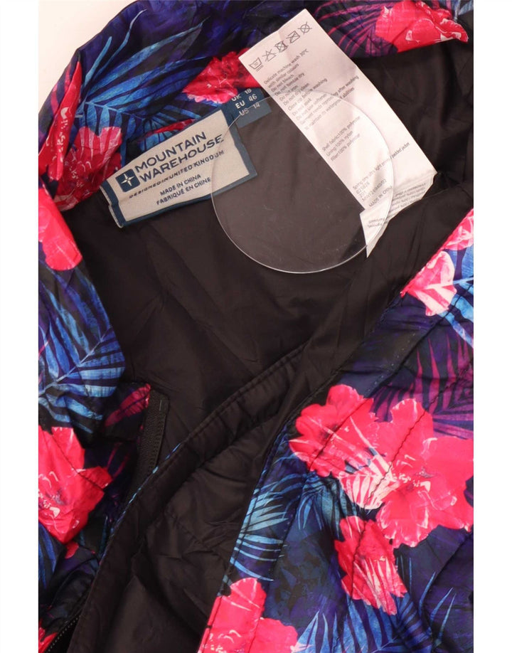 Mountain Warehouse Veste rembourrée pour femme UK 18 XL Multicolore Floral