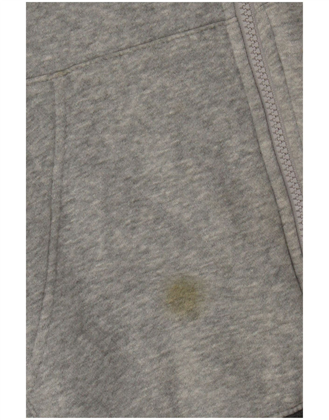 Nike Mens Zip Hoodie Sweater Medium Grey Flecked Cotton