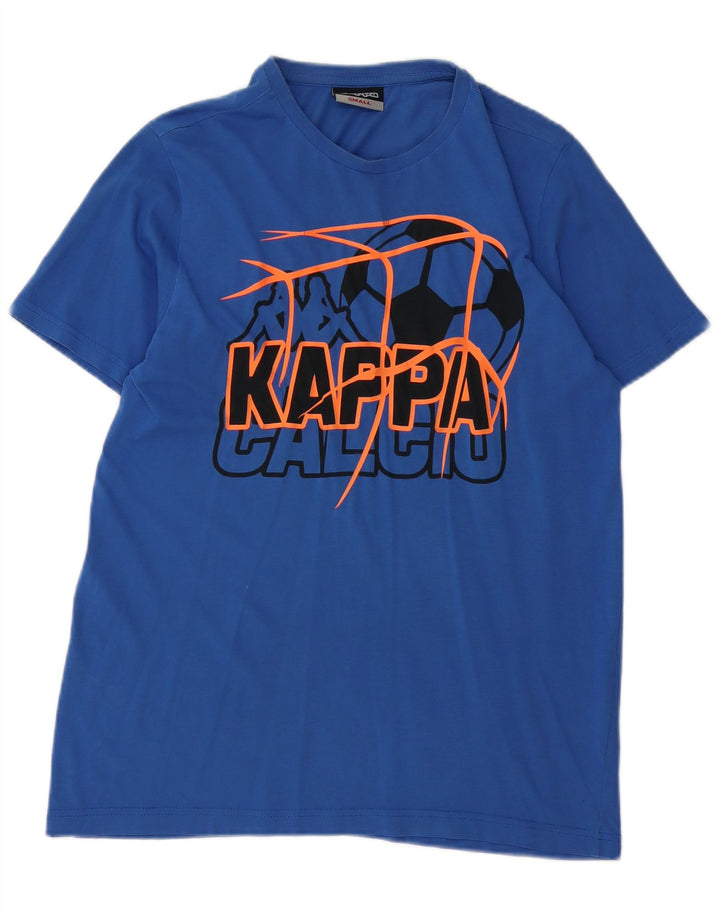 Nike Mens Calcio Graphic T-Shirt Top Small Blue Cotton