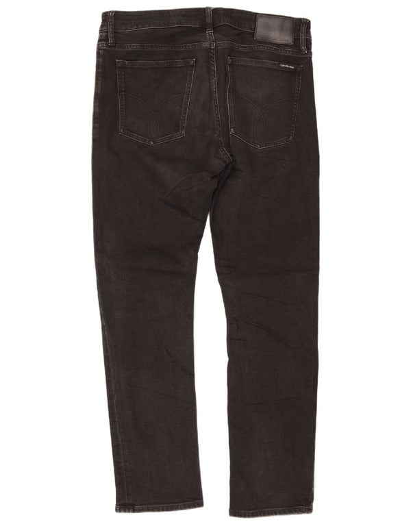 Calvin Klein Jeans drept bărbați W34 L30 bumbac negru