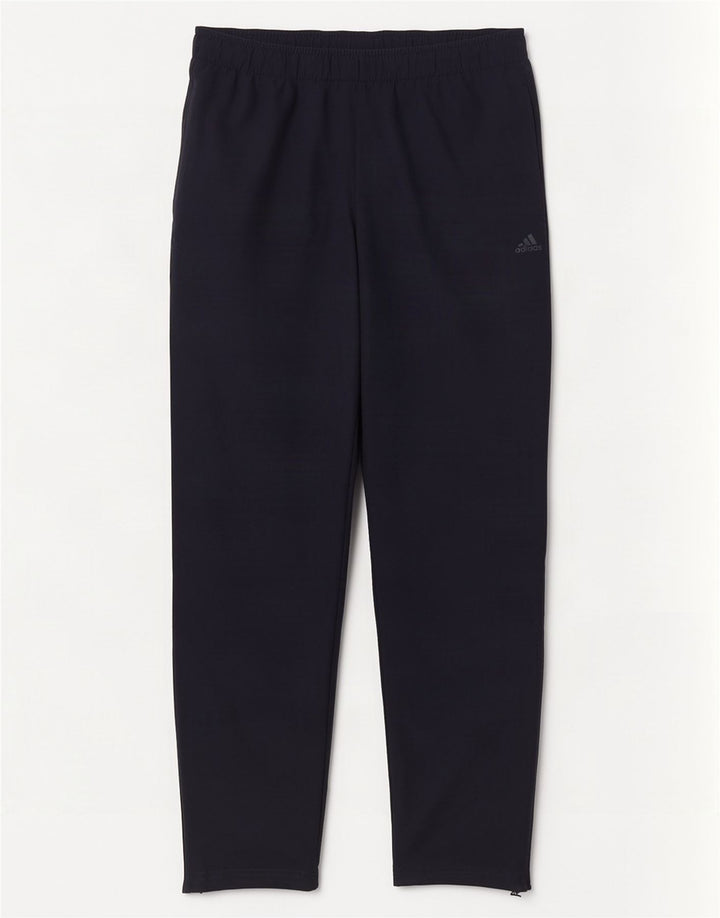 Adidas Mens Climalite Tracksuit Trousers Medium Navy Blue Polyester