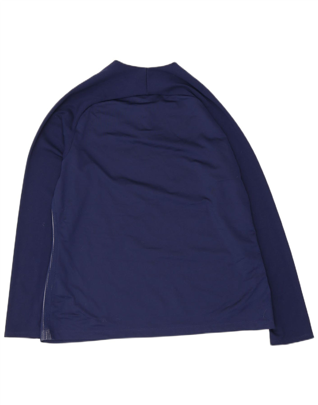 Top de trening pentru bărbați Dri Fit, cu fermoar și gât, XL, poliester bleumarin
