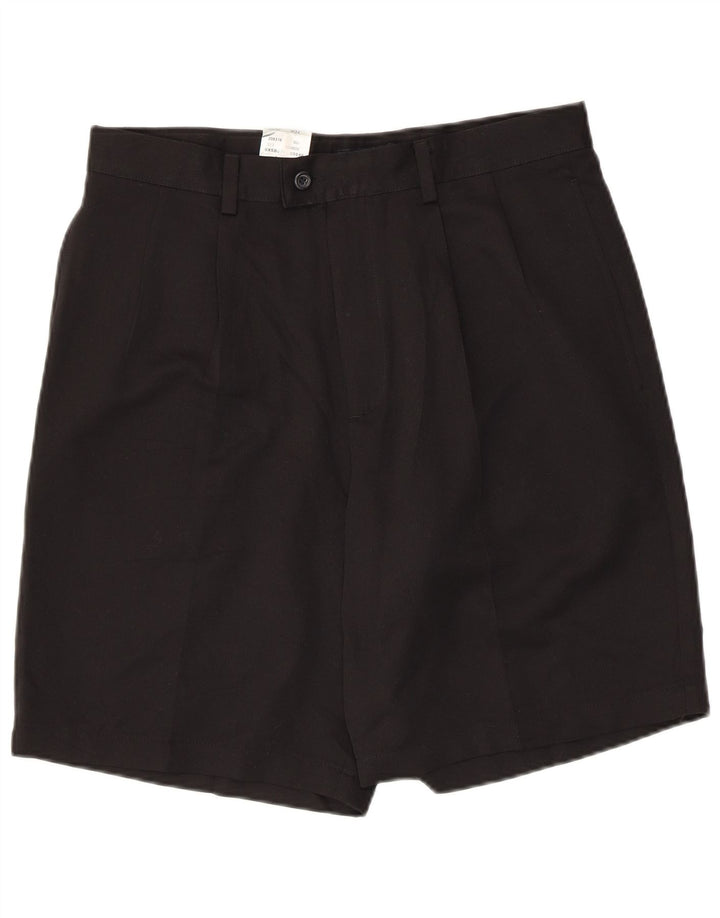 DOCKERS Mens Pegged Chino Shorts W32 Medium  Black Polyester