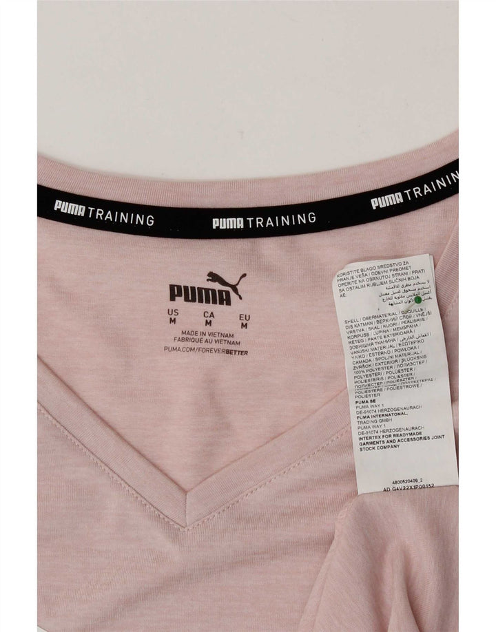Tricou cu grafic Puma pentru femei Top UK 14 Medium Pink Poliester