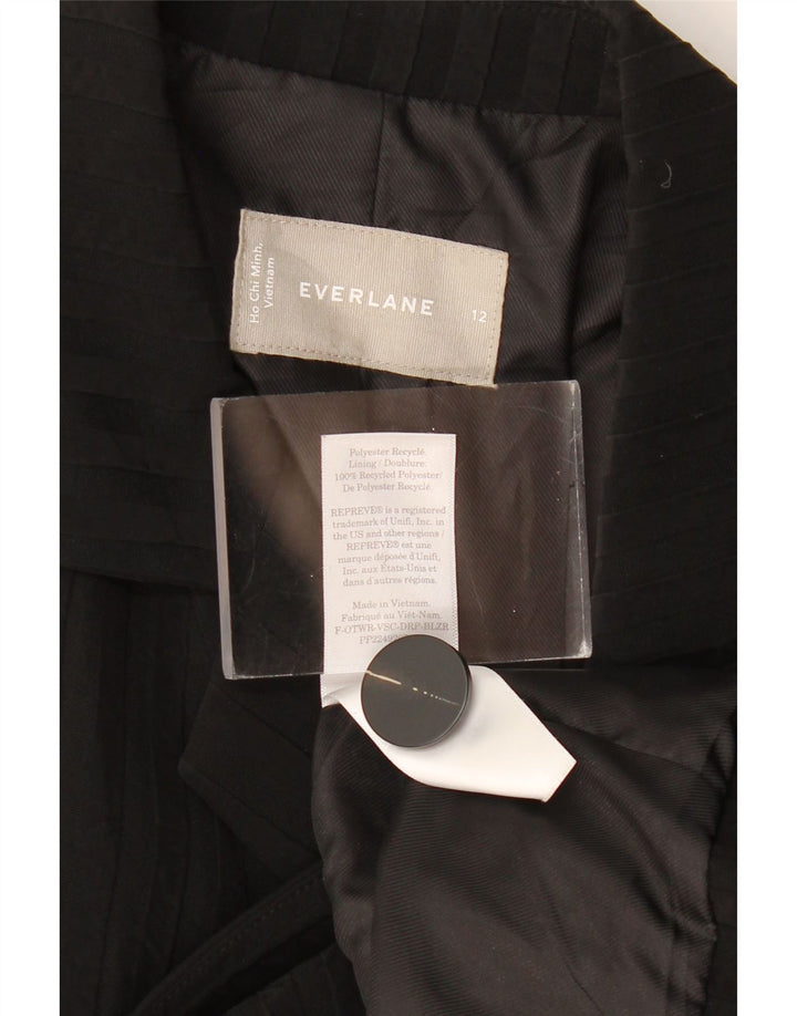 Женский двубортный пиджак Everlane, США 12, большая черная полоска