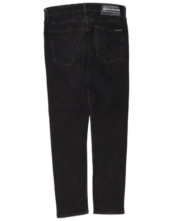 Jeans slim da uomo Calvin Klein W32 L30 cotone nero