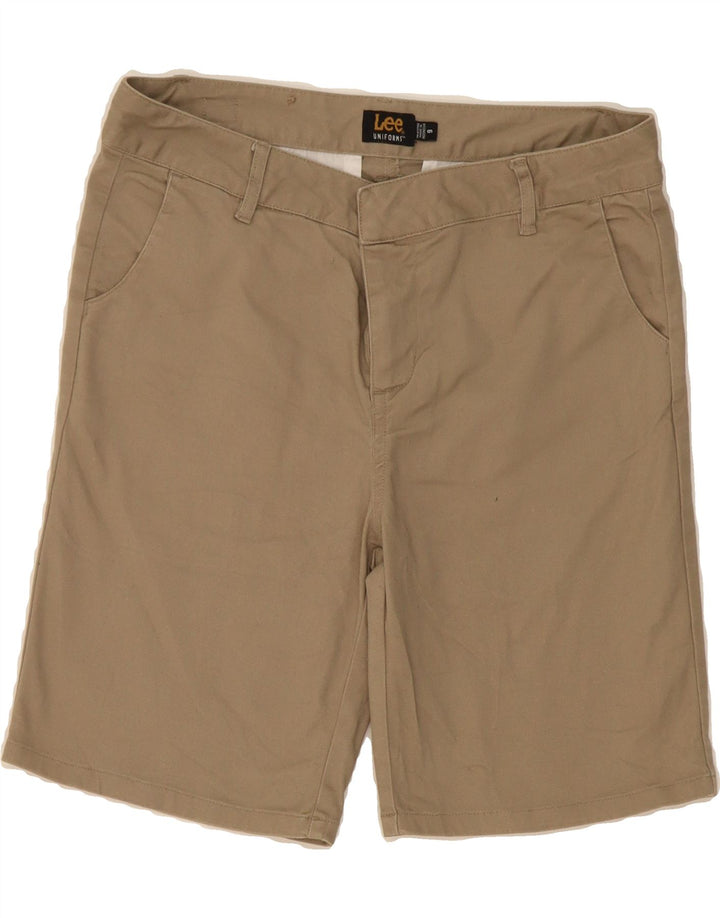 LEE Womens Casual Shorts US 6 Medium W32 Beige Cotton Vintage Lee and Second-Hand Lee from Messina Hembry 