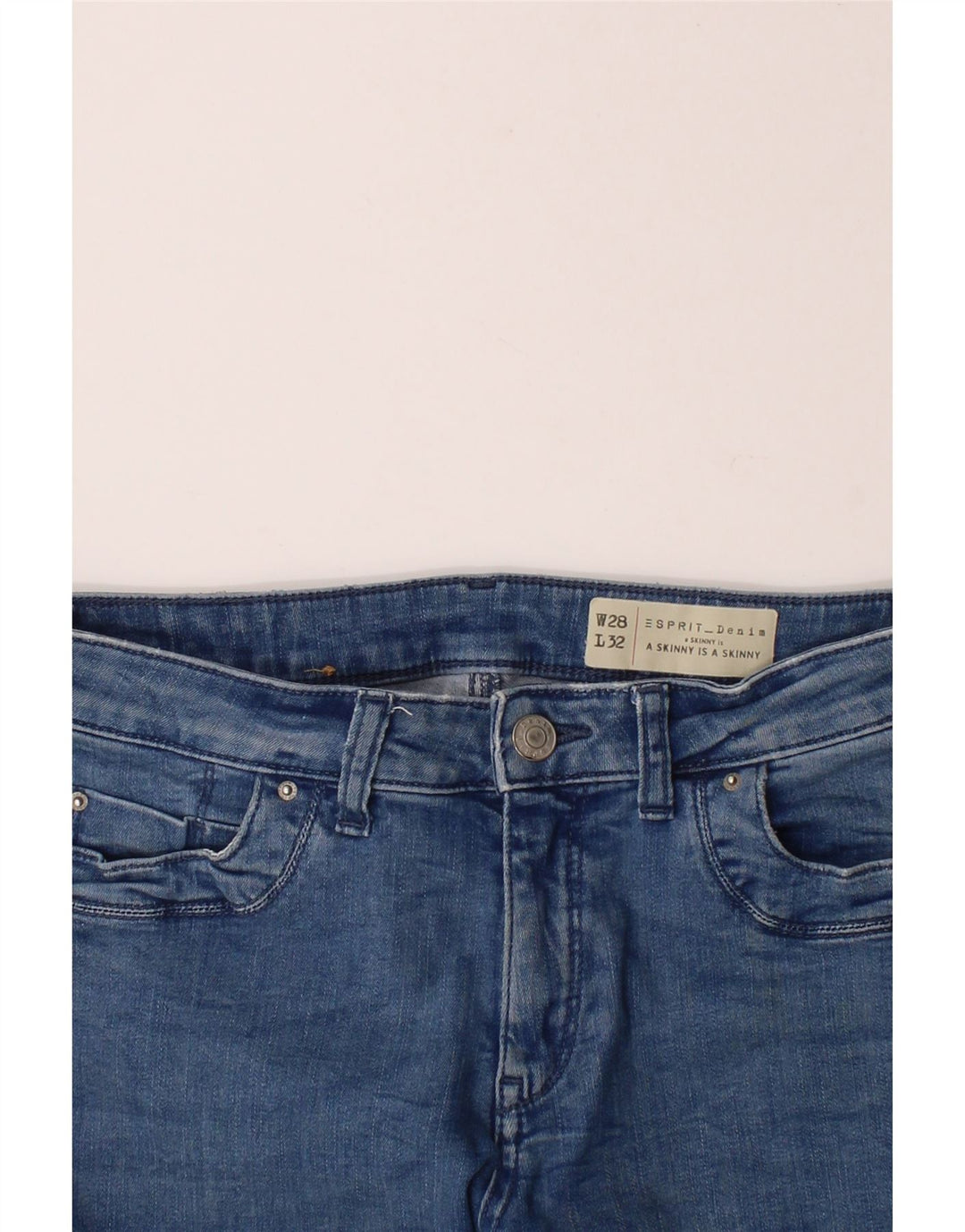 ESPRIT Womens Skinny Jeans W28 L32 Blue Vintage Esprit and Second-Hand Esprit from Messina Hembry 