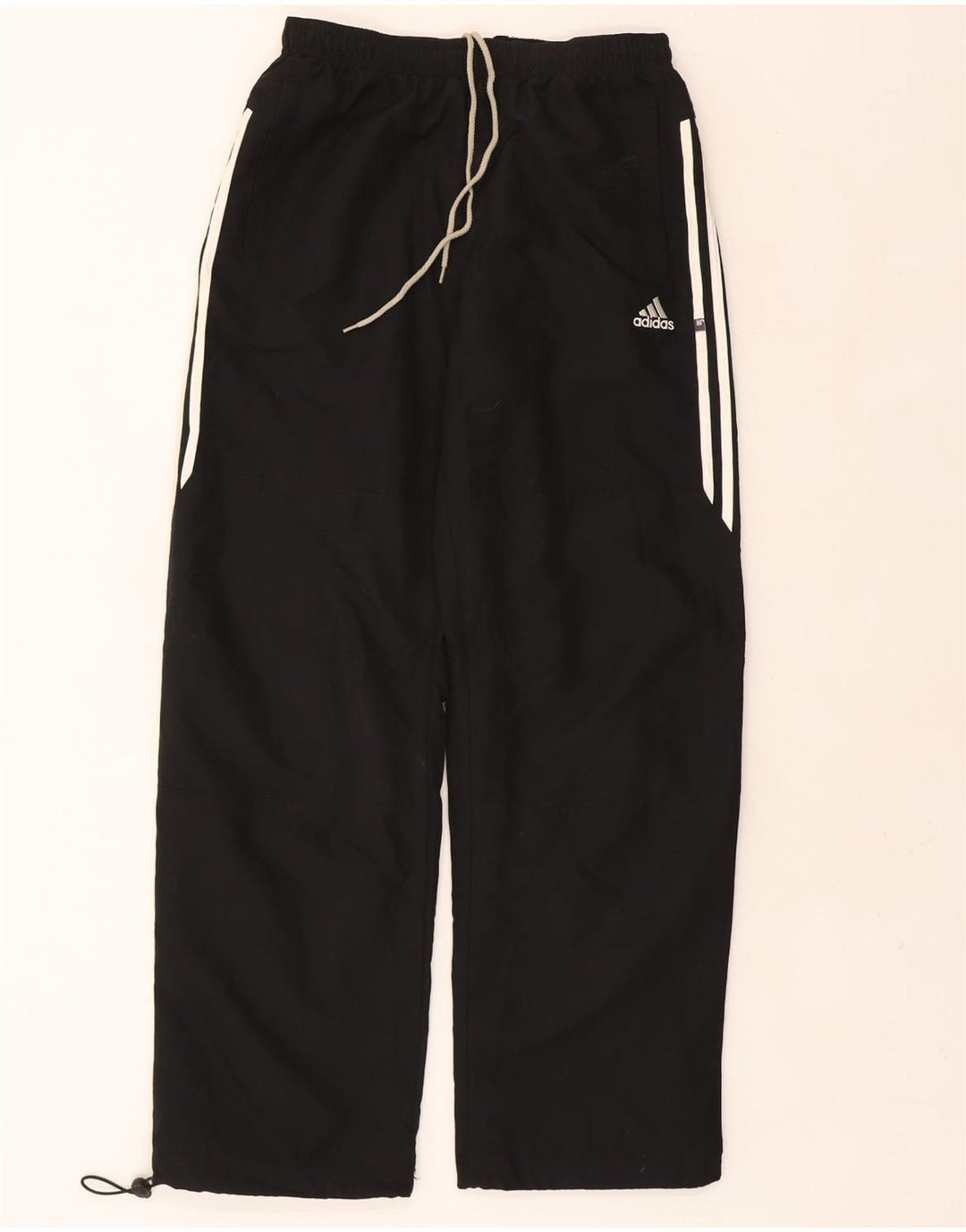 ADIDAS Mens Tracksuit Trousers Large Black Polyester
