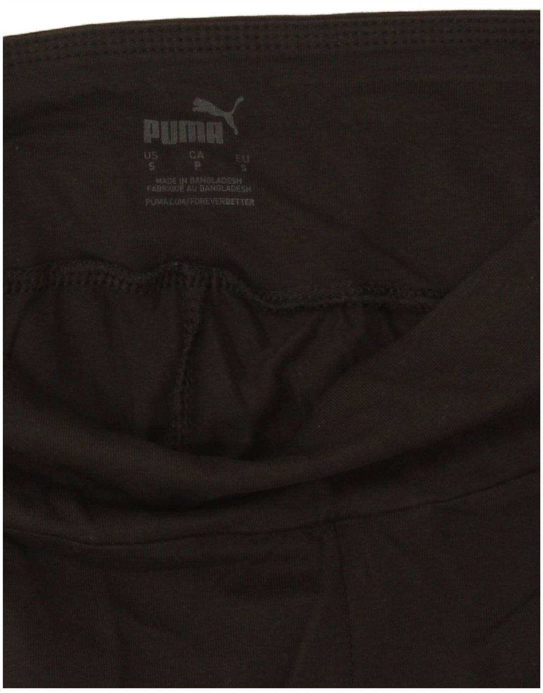 Puma Womens Graphic Leggings UK 10 Small  Black Cotton