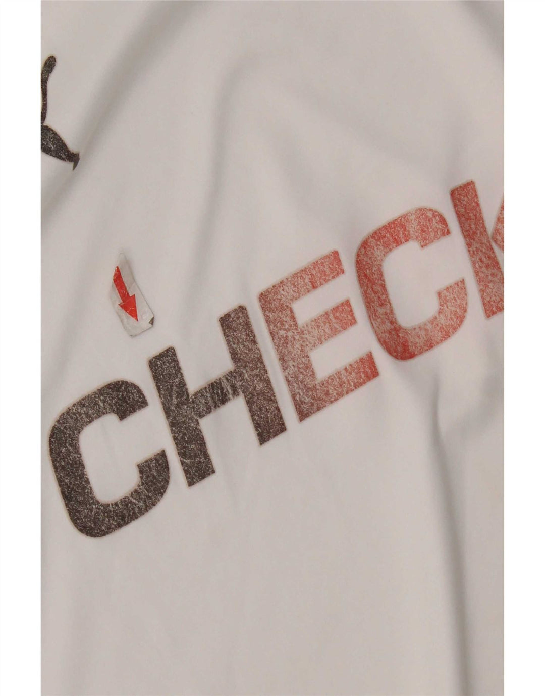 Camiseta Puma Mujer Graphic Top Medium Blanco Poliéster