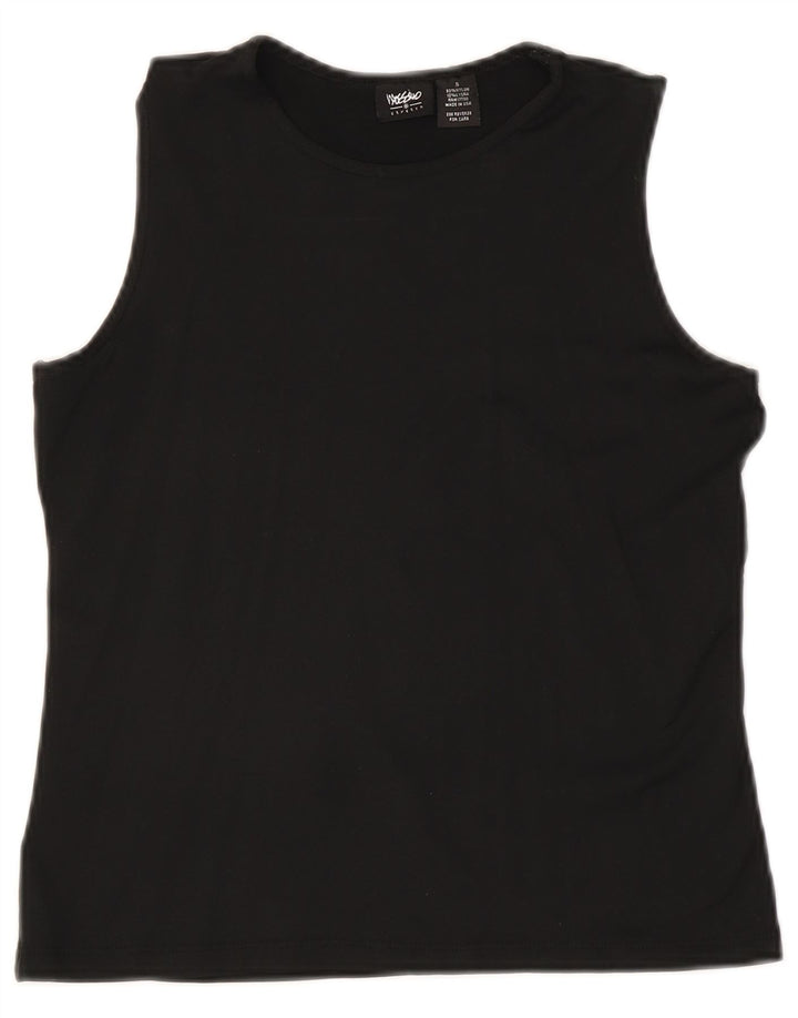 MOSSIMO Damevest Top UK 10 Small Black Nylon