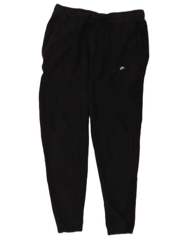 Nike Mens Tracksuit Trousers Joggers Medium Black Cotton