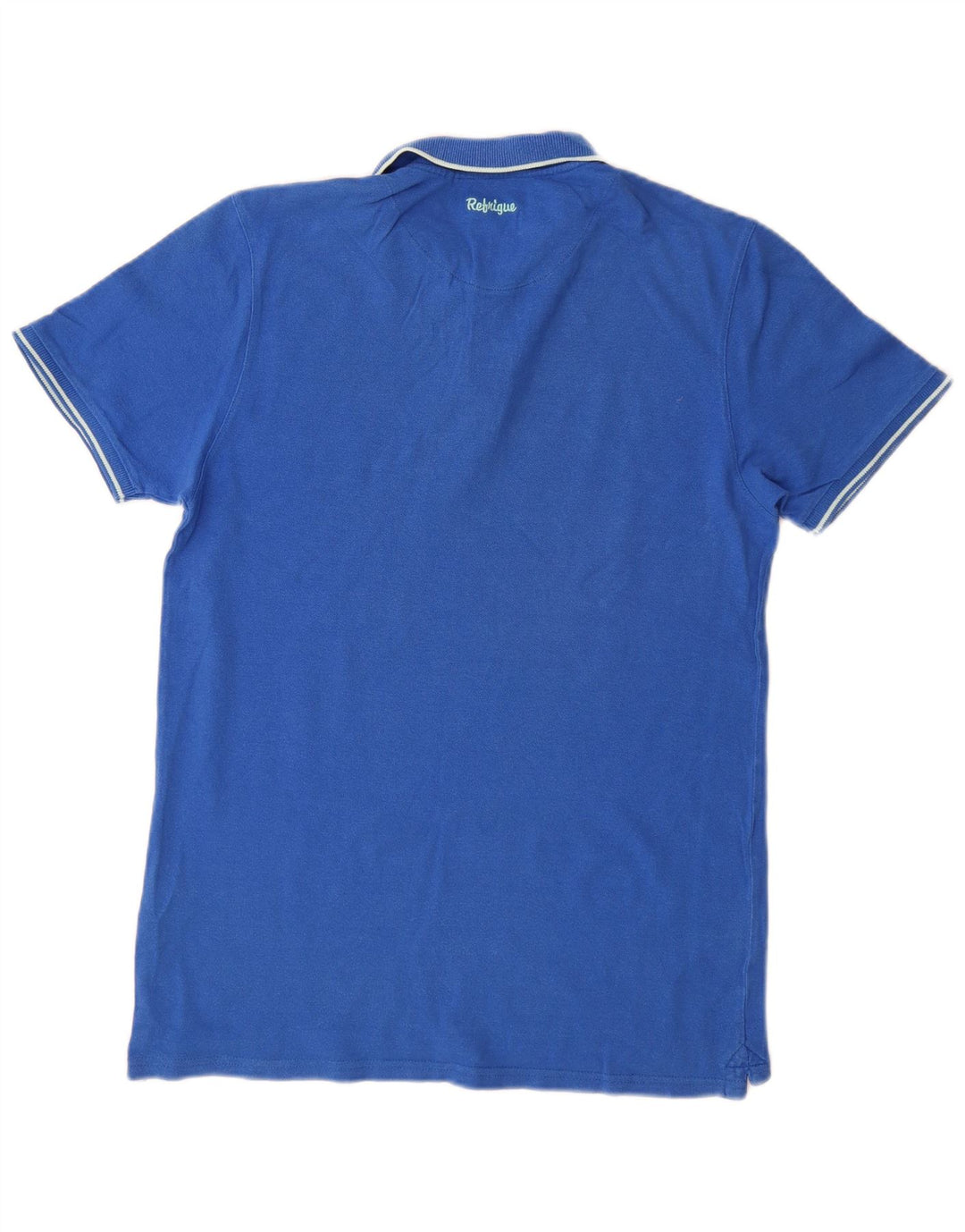 Polo Uomo REFRIGUE Blu Medio Cotone