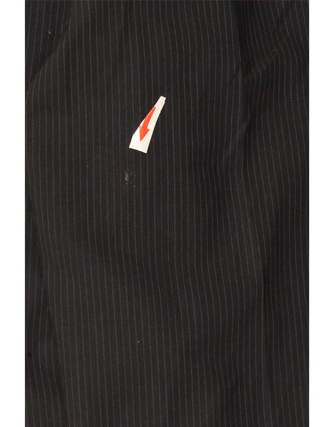 Marks & Spencer Mens Pegged Suit Trousers W36 L33 Black Pinstripe Polyester