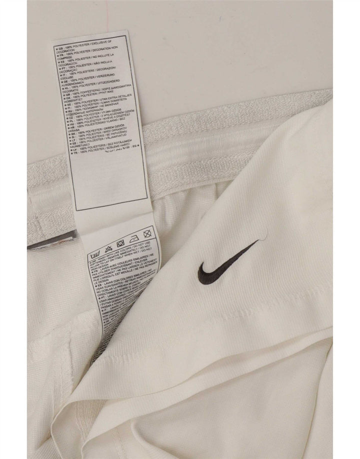 Pantaloncini sportivi Nike da uomo XL in poliestere bianco