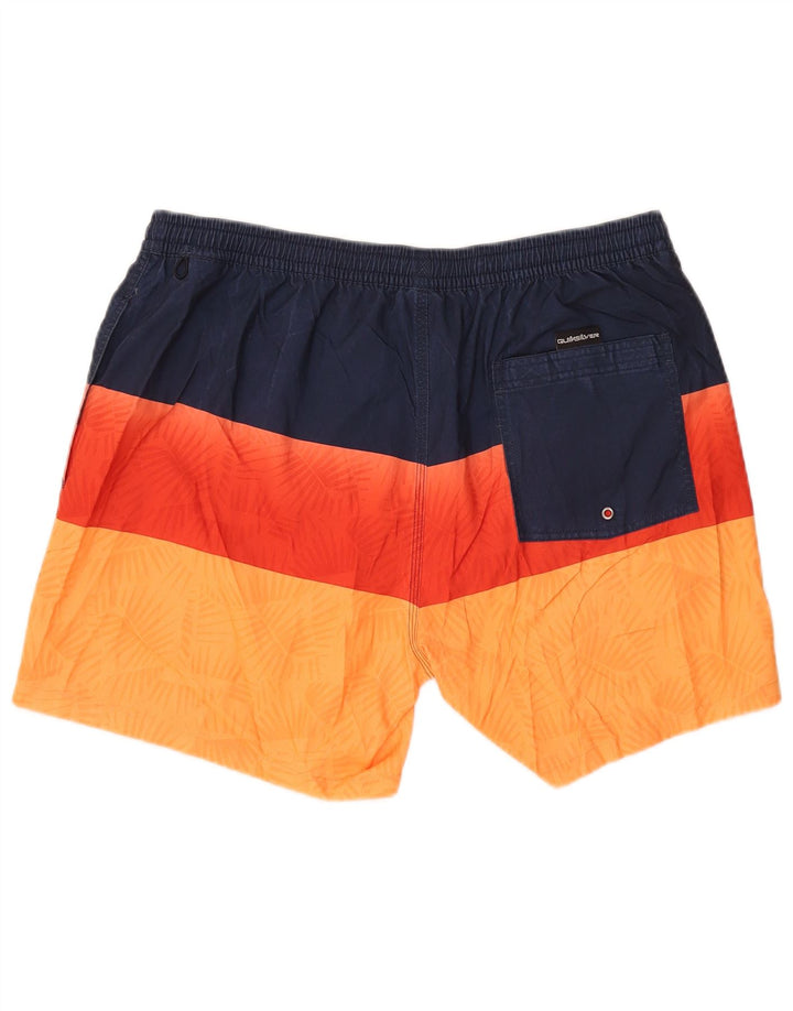 Quiksilver Mens Swimming Shorts 2XL  Multicoloured Colourblock Polyester