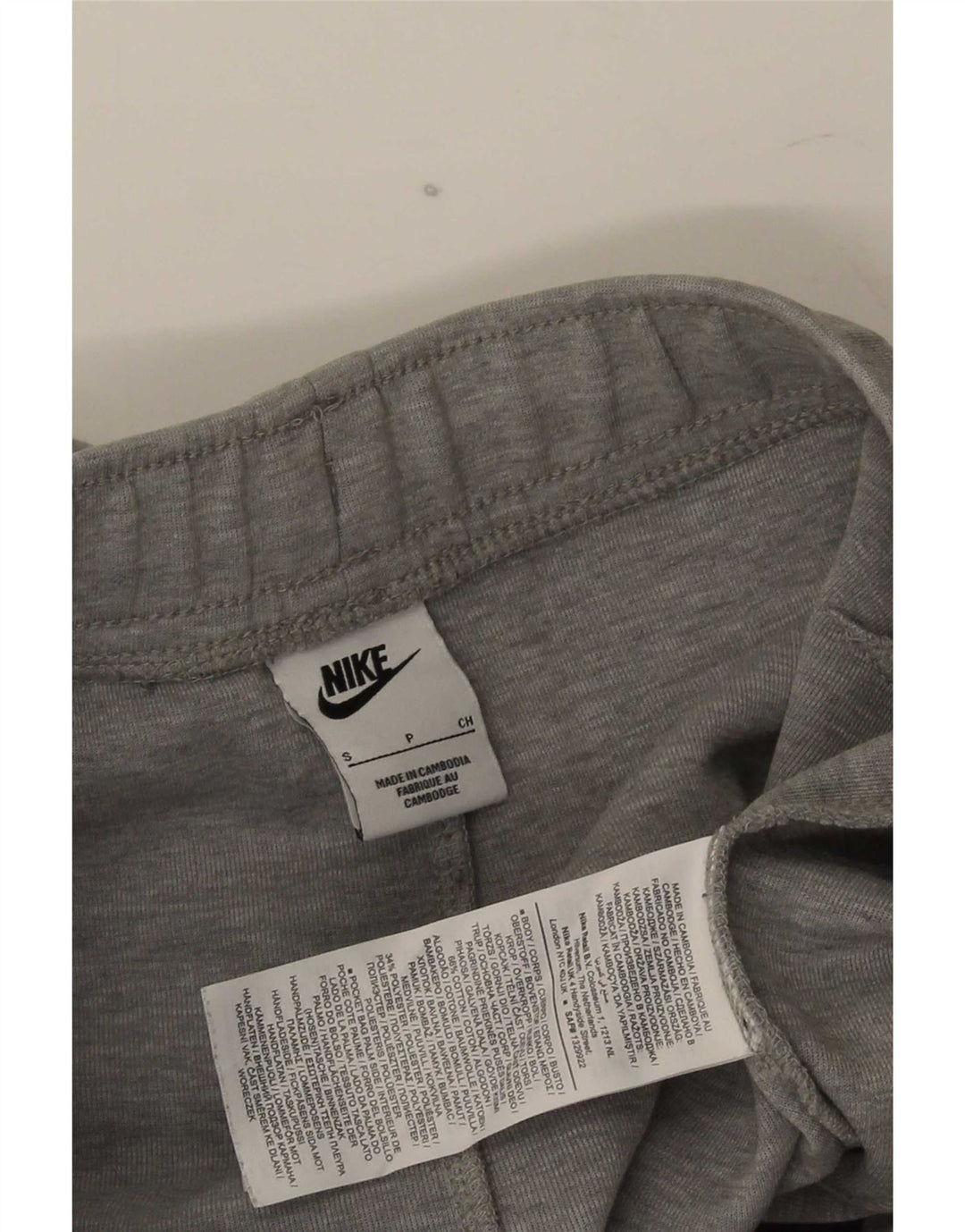Nike Mens Tracksuit Trousers Joggers Small Grey Cotton