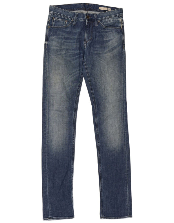 Meltin' Pot Mens Maner Super Slim Jeans W30 L34 Algodón Azul