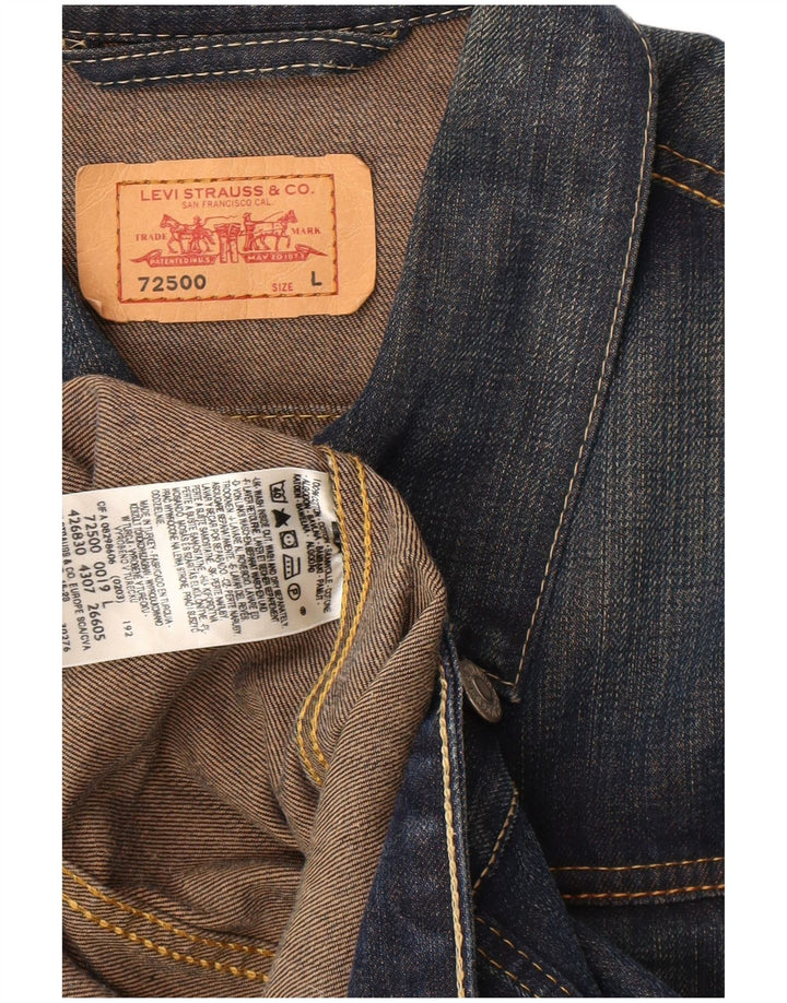 Levi's Mens Denim Jacket UK 40 Large Blue Cotton