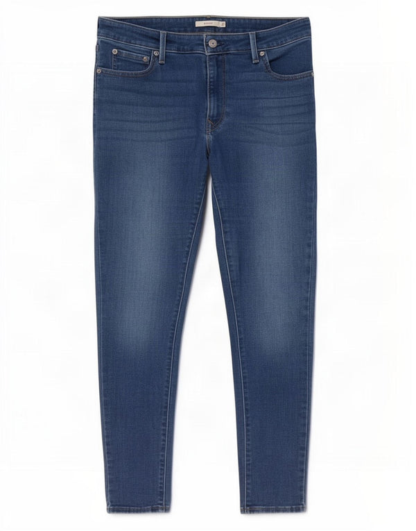 Jeans Levi's da donna 711 skinny W32 L28 cotone blu