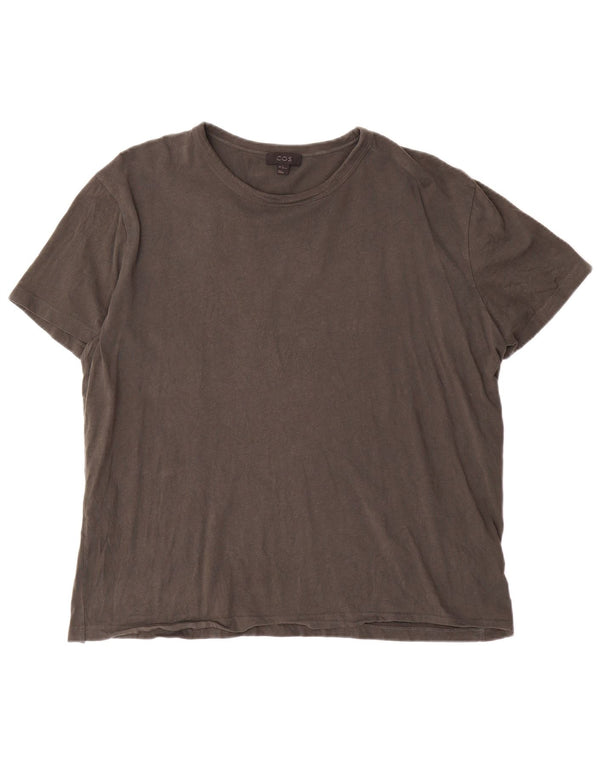 Cos Mens T-Shirt Top XL Grey Cotton