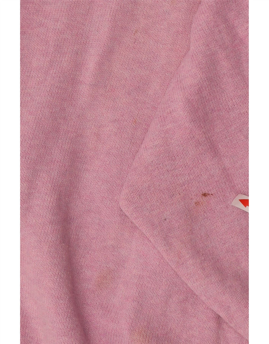 Marks & Spencer Mens V-Neck Jumper Sweater XL Pink Cotton