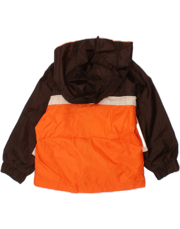OSH KOSH Boys Hooded Rain Jacket 2-3 Years Orange Polyester