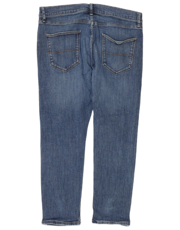 Marks & Spencer Herre Slim Jeans W34 L27 Blå Bomuld