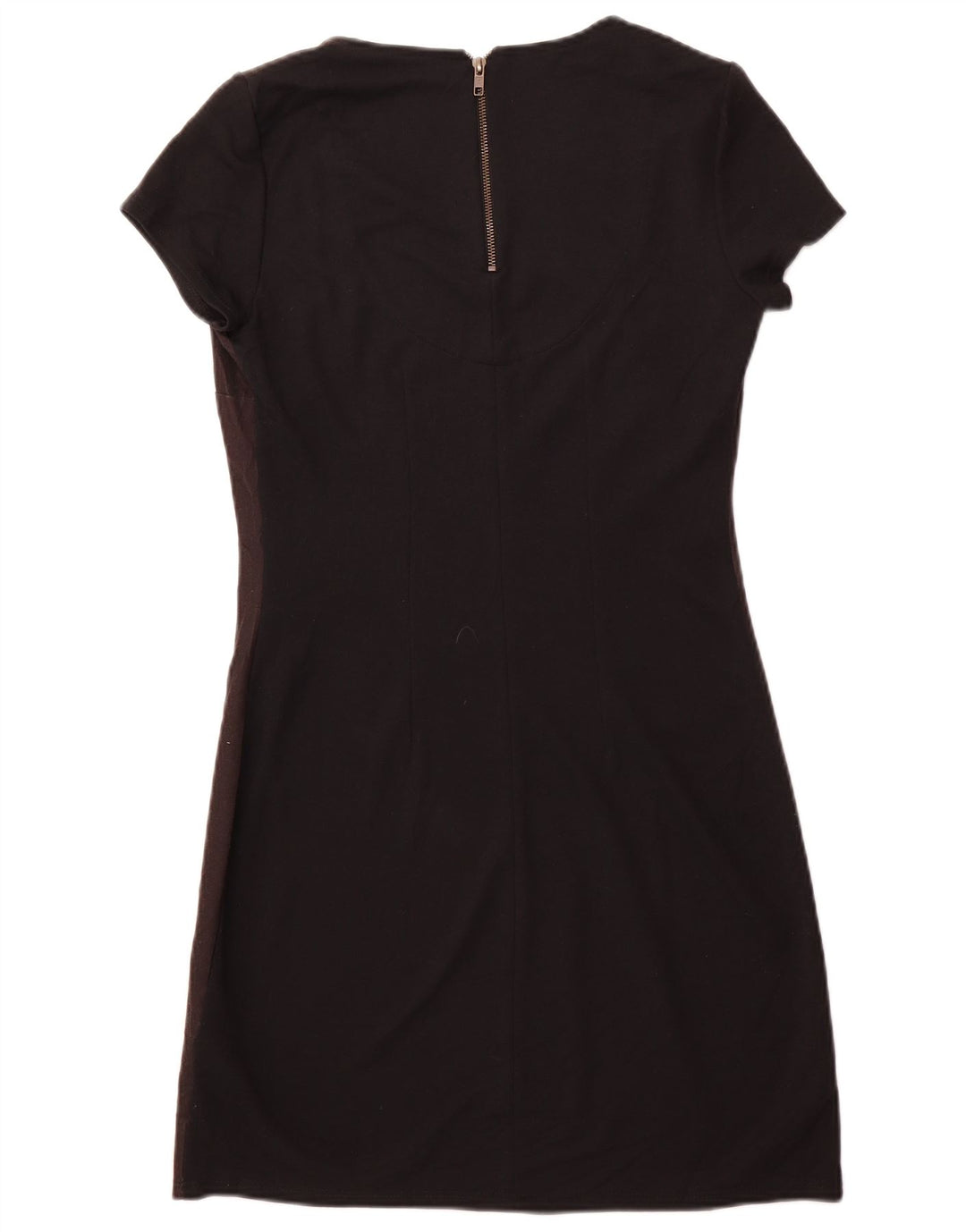 DESIGUAL Womens Bodycon Dress UK 14 Large Black Geometric Polyester