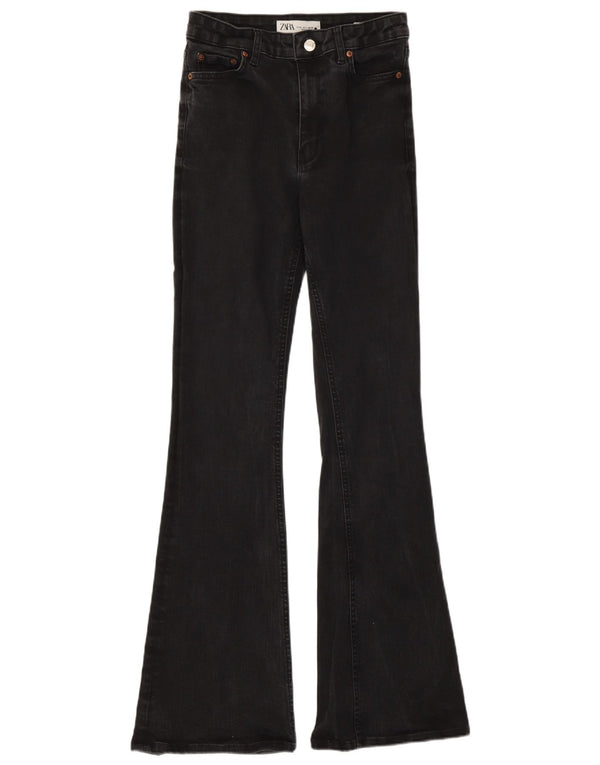 Zara Jeans Acampanados Pitillo Mujer EU 36 XS W26 L31 Gris