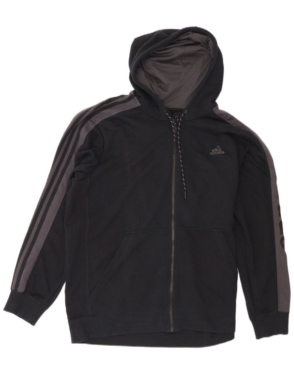 Pulover Adidas Climalite Graphic Zip pentru bărbați, XL, negru, bloc de culoare