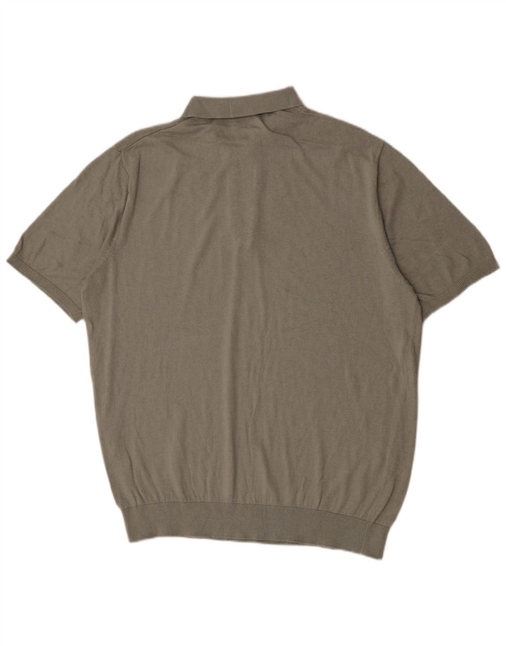 Jack & Jones Mens Short Sleeve Polo Shirt 3XL Grey