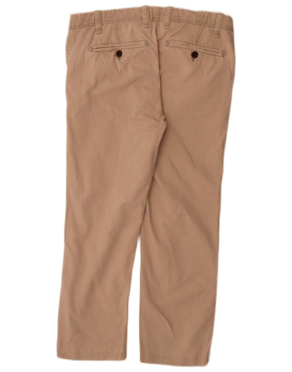 Fat Face Herre lige Chinobukser W34 L29 Beige Bomuld