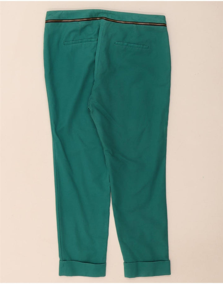 Pantaloni corti slim da donna Zara EU 40 medi W30 L25 verdi