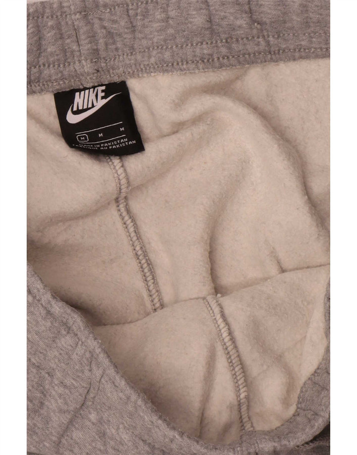 Calça de treino masculina Nike Joggers cinza médio algodão manchado