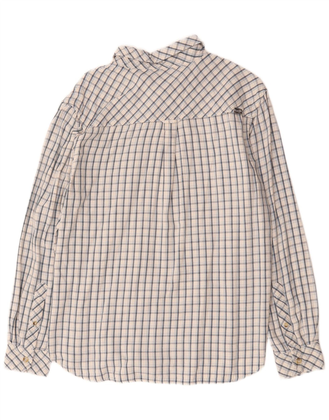 Weird Fish Chemise Homme Grand Carreau Blanc Coton
