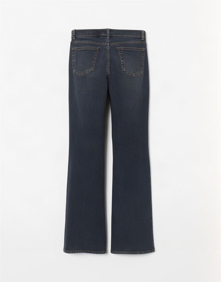 Marks & Spencer Damen Bootcut-Jeans UK 16 Large W34 L31 Blaue Baumwolle