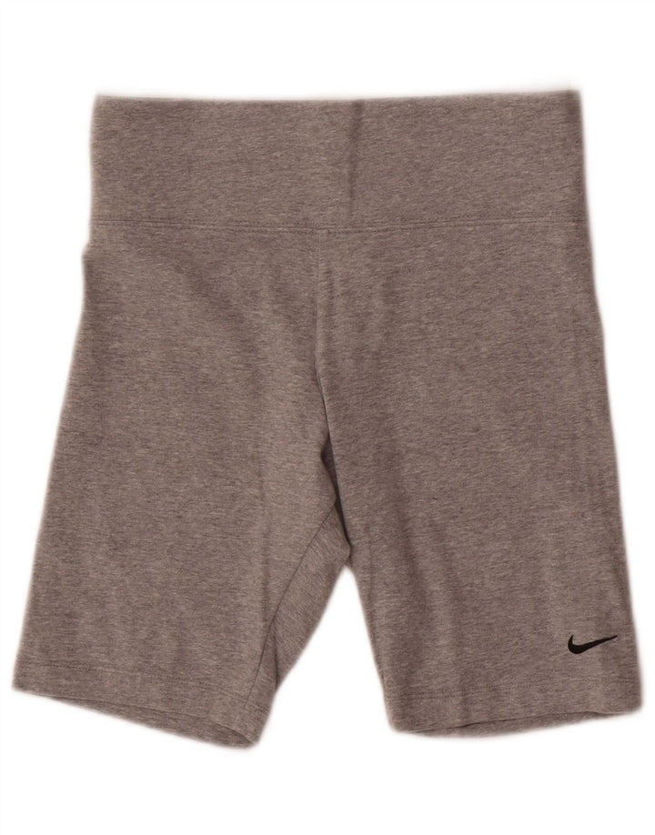 Nike Womens Sport Shorts UK 14 Medium Grey