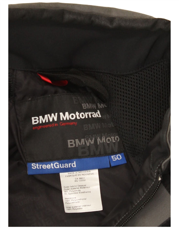 BMW Motorrad Mens Racer Jacket IT 50 Large Grey Colourblock Polyamide